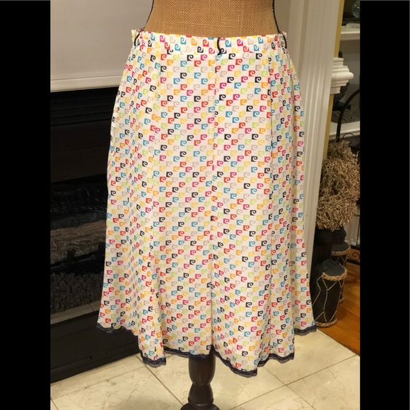 VTG PIERRE CARDIN A-LINE SKIRT - Picture 2 of 4